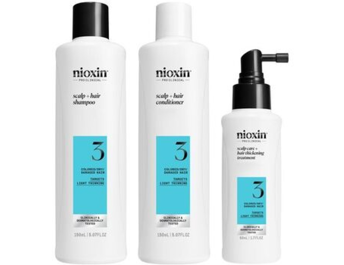 Nioxin-System 3 Hair Care Set - Sada péče pro jemné barvené mírně řídnoucí vlasy Nioxin-System 3 Hair Care Set - Sada péče pro jemné barvené mírně řídnoucí vlasy