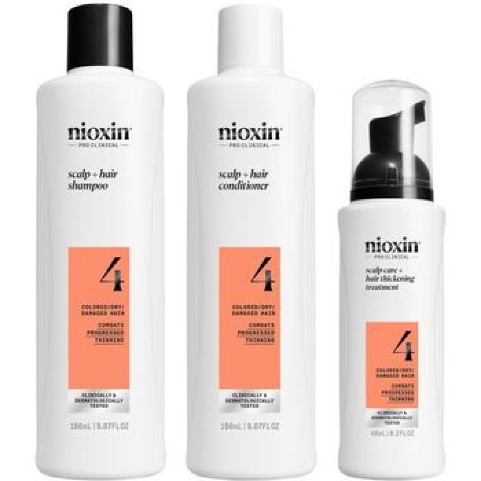 Nioxin-System 4 Scalp Care Set - Sada péče pro jemné barvené výrazně řídnoucí vlasy Nioxin-System 4 Scalp Care Set - Sada péče pro jemné barvené výrazně řídnoucí vlasy