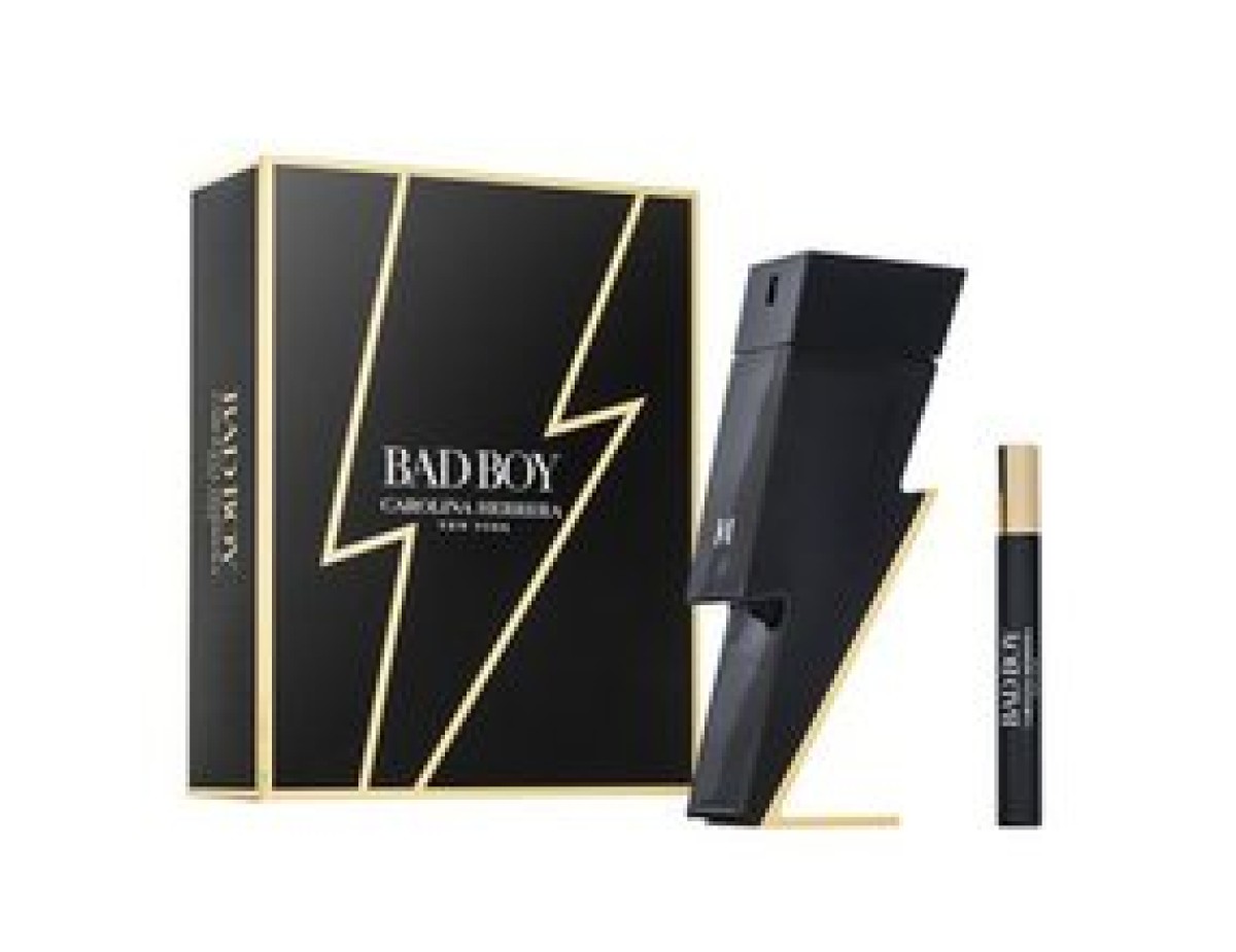 Carolina Herrera-Bad Boy Gift set EDT 100 ml and miniature EDT 10 ml-100ml Carolina Herrera-Bad Boy Gift set EDT 100 ml and miniature EDT 10 ml-100ml