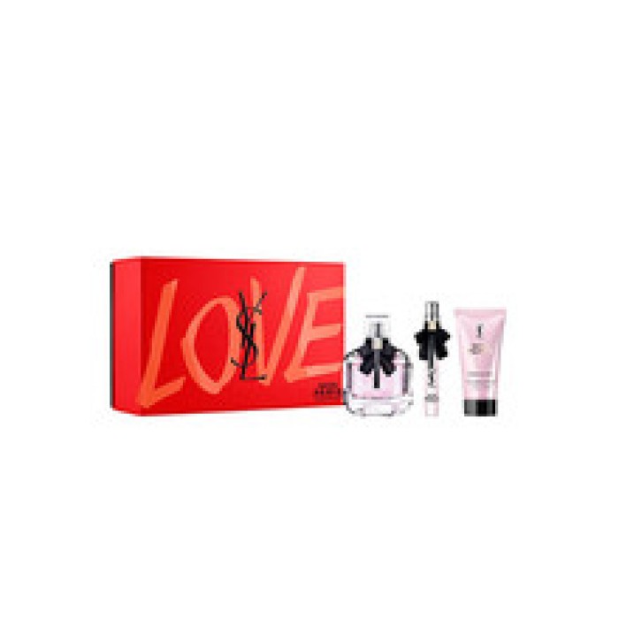 Yves Saint Laurent-Mon Paris Dárková sada EDP 90 ml, tělové mléko 50 ml a miniaturka EDP 10 ml-90ml