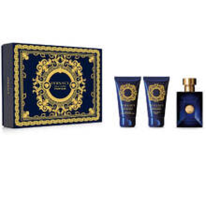 Versace-Dylan Blue Gift Set EDT 50 ml, Shower Gel Dylan Blue 50 ml and Balm after Shave Dylan Blue 50 ml-50ml