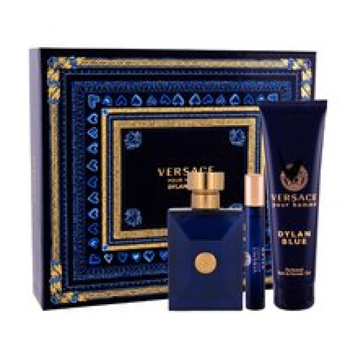 Versace-Dylan Blue SET EDT 100 ml + Miniature EDT 10 ml + Shower Gel 150 ml-100ml