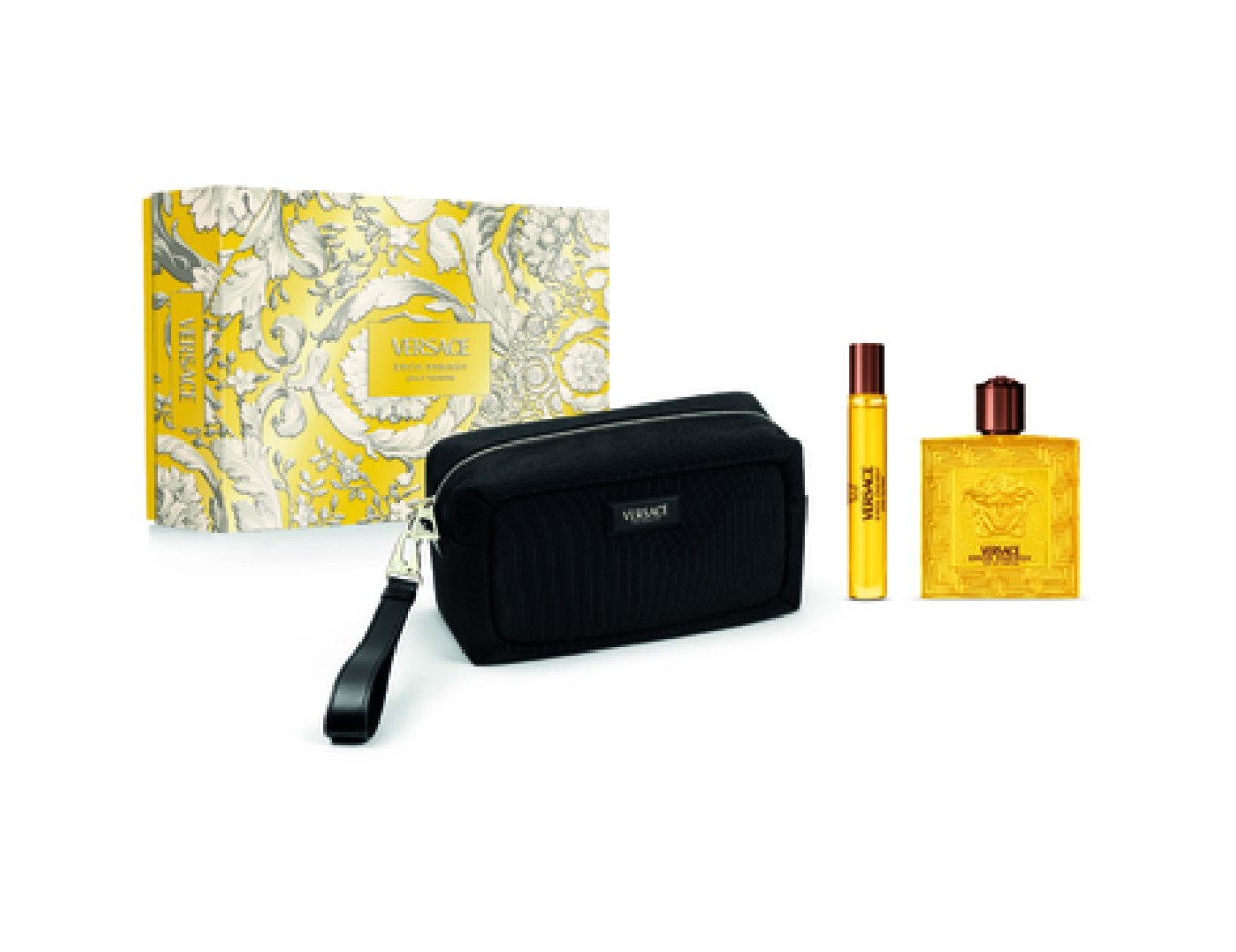 Versace-Eros Energy Dárková sada EDP 100 ml, miniaturka EDP 10 ml a kosmetická taštička-100ml