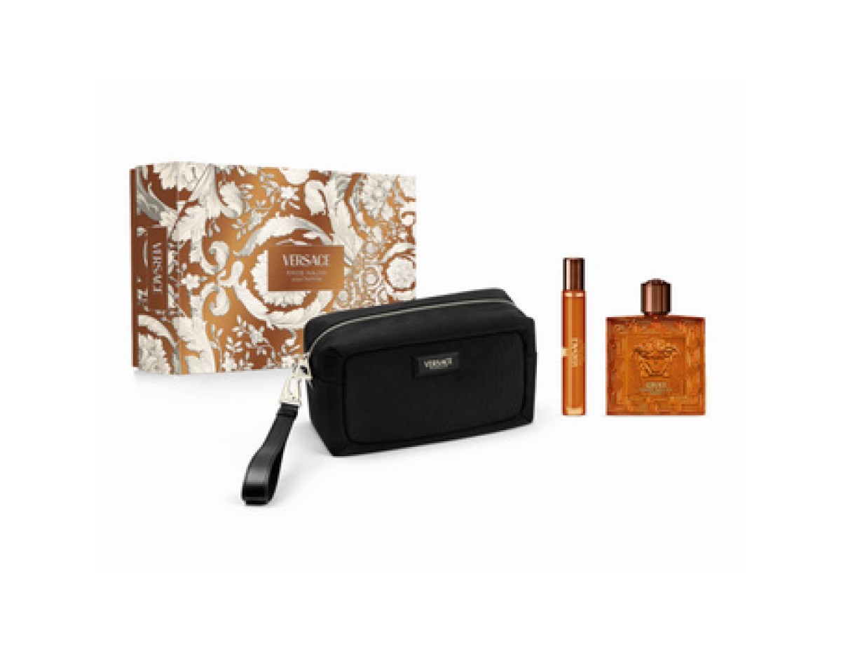 Versace-Eros Najim Dárková sada EDP 100 ml, miniaturka EDP 10 ml a kosmetická taštička-100ml