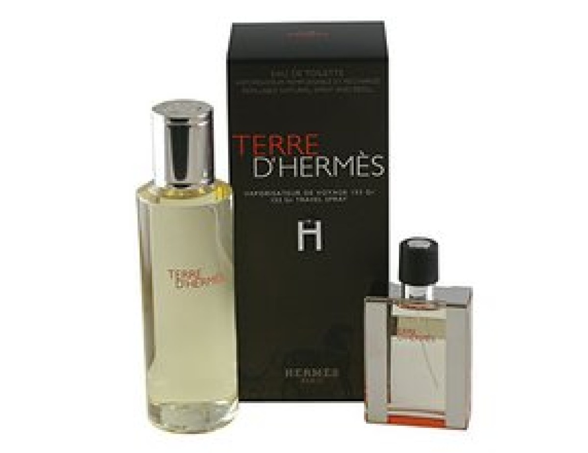 Terre D'Hermes Gift Set EDT 30 ml and filling Terre D'Hermes 125 ml-30ml Terre D'Hermes Gift Set EDT 30 ml and filling Terre D'Hermes 125 ml-30ml