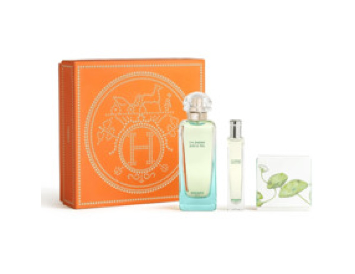 Un Jardin Sur le Nil Gift Set EDT 100ml, EDT 15ml and Solid Soap 50g-100ml