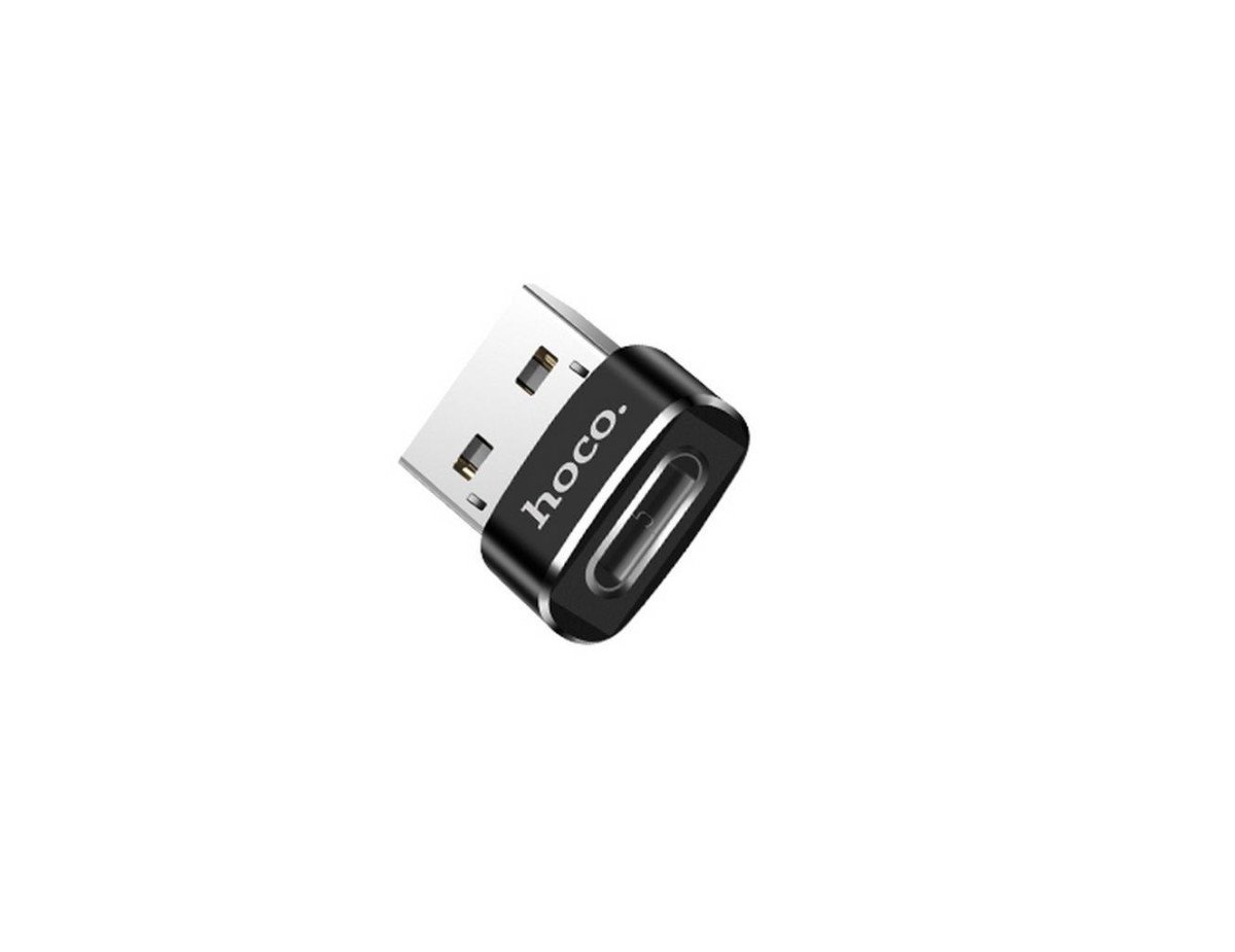 Αντάπτορας Hoco UA6 USB σε USB-C Μαύρο