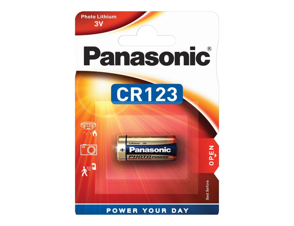 Μπαταρία Panasonic Lithium Power CR123AL/1BP 123/E123A/K123L/CR17345 3V Τεμ. 1