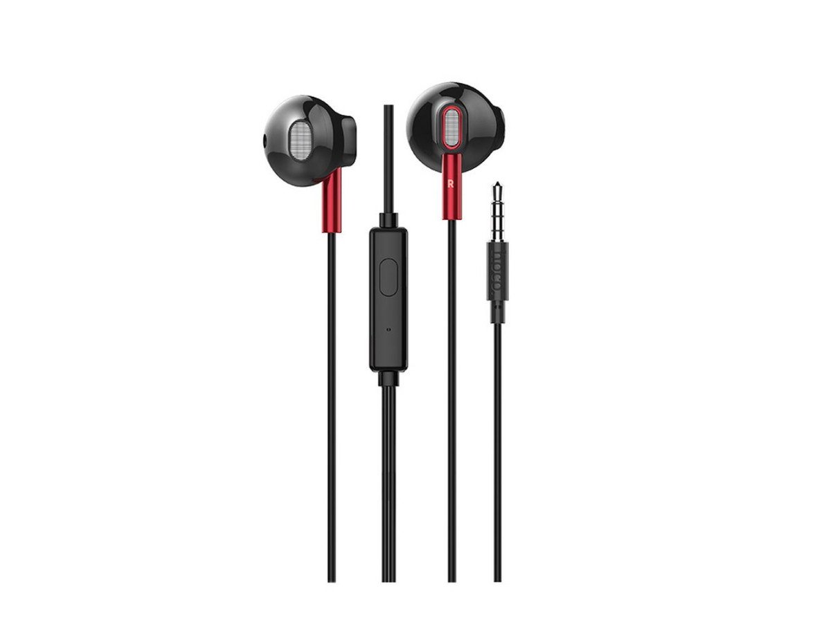 Hands Free Hoco M57 Sky Sound Earphones Stereo 3.5 mm Μαύρα με Μικρόφωνο και Πλήκτρο Λειτουργίας