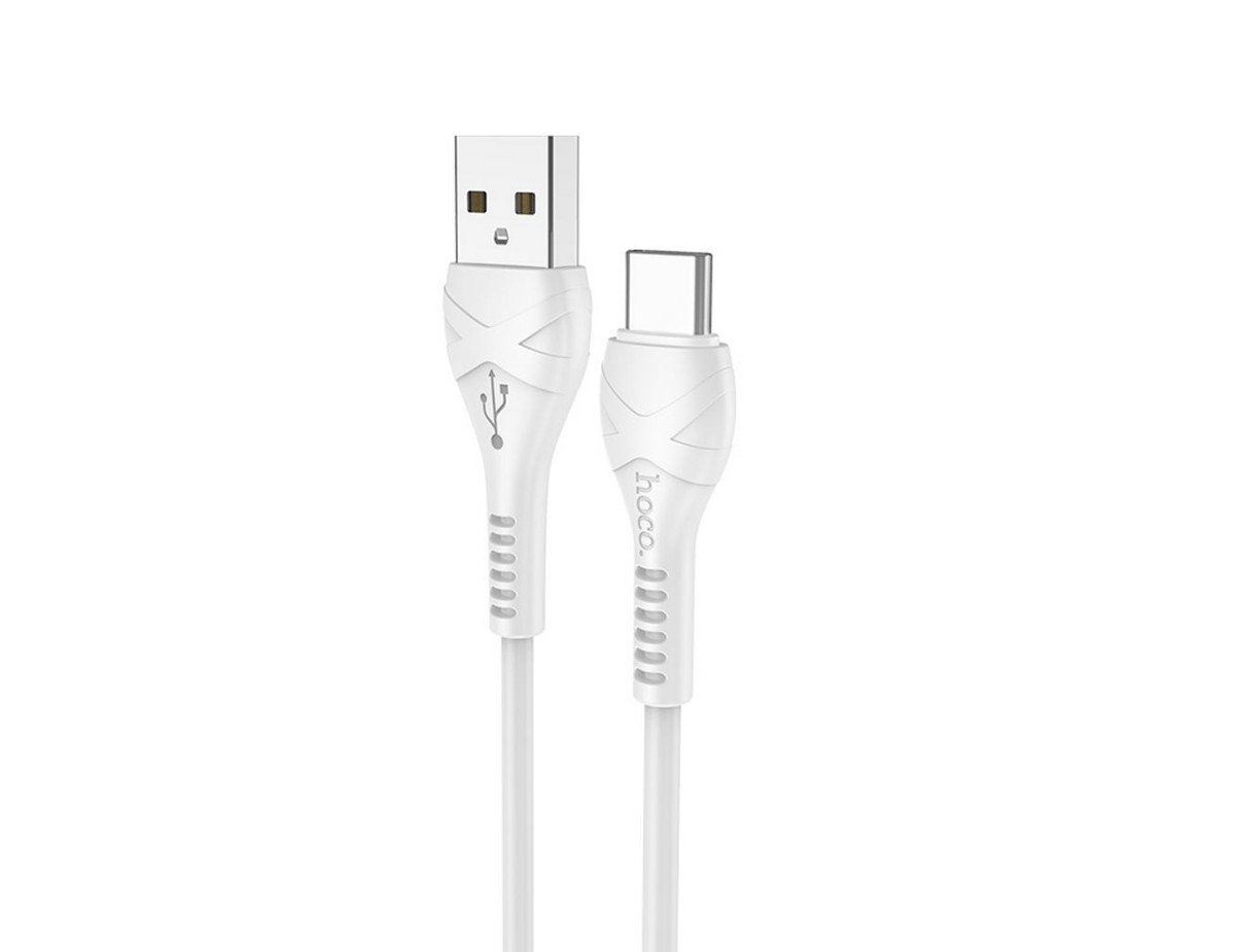 Καλώδιο σύνδεσης Hoco X37 Cool Power USB σε USB-C Fast Charging 3.0A Λευκό 1m