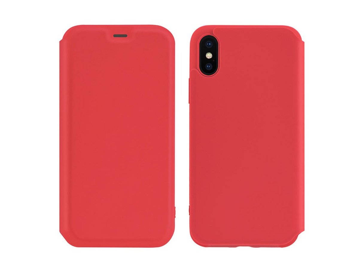 Θήκη Hoco Colorful Series Liquid Silicone για Apple iPhone X / XS Κόκκινη