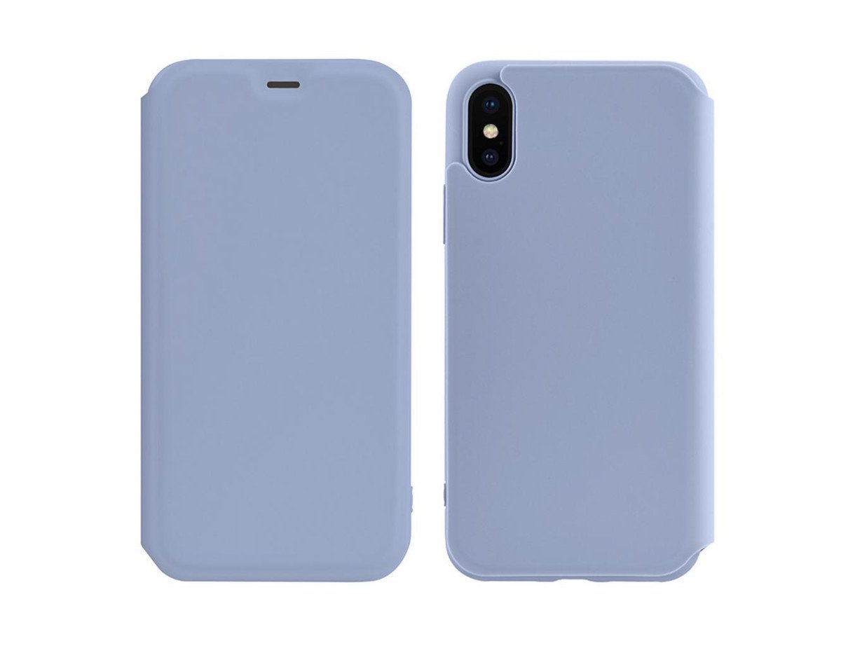 Θήκη Hoco Colorful Series Liquid Silicone για Apple iPhone XS Max Μωβ