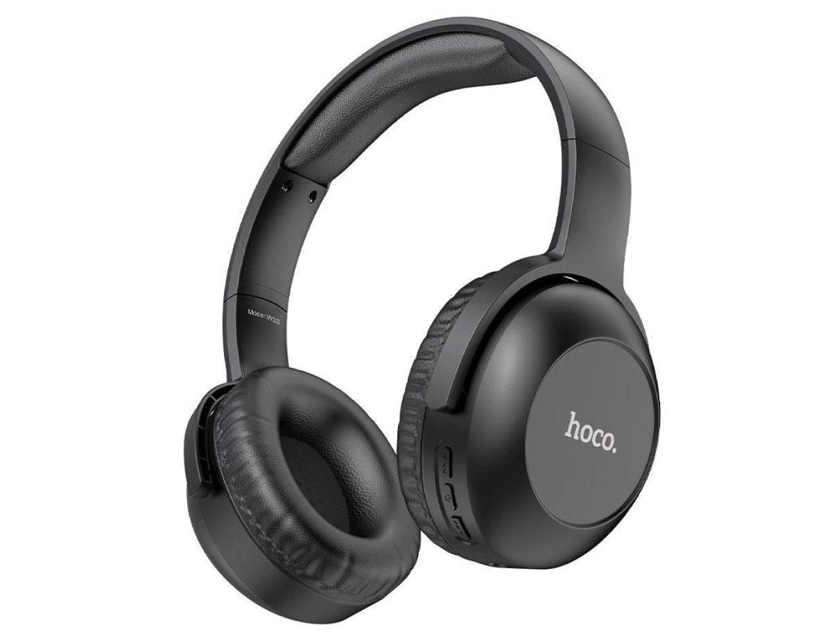 Wireless Ακουστικά Stereo Hoco W33 Art Sound με Μικρόφωνο, AUX και Πλήκτρα Ελέγχου v5.0 Μαύρο