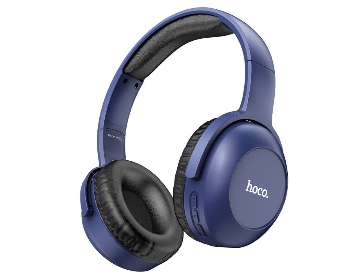 Wireless Ακουστικά Stereo Hoco W33 Art Sound με Μικρόφωνο, AUX και Πλήκτρα Ελέγχου v5.0 Μπλέ