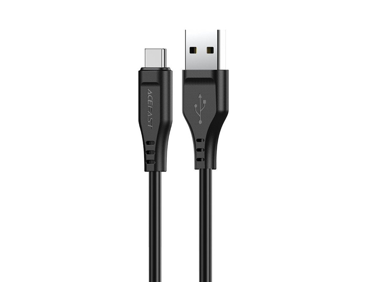 Καλώδιο σύνδεσης Acefast C3-04 USB-A σε USB-C Braided 3A 1.2m Μαύρο