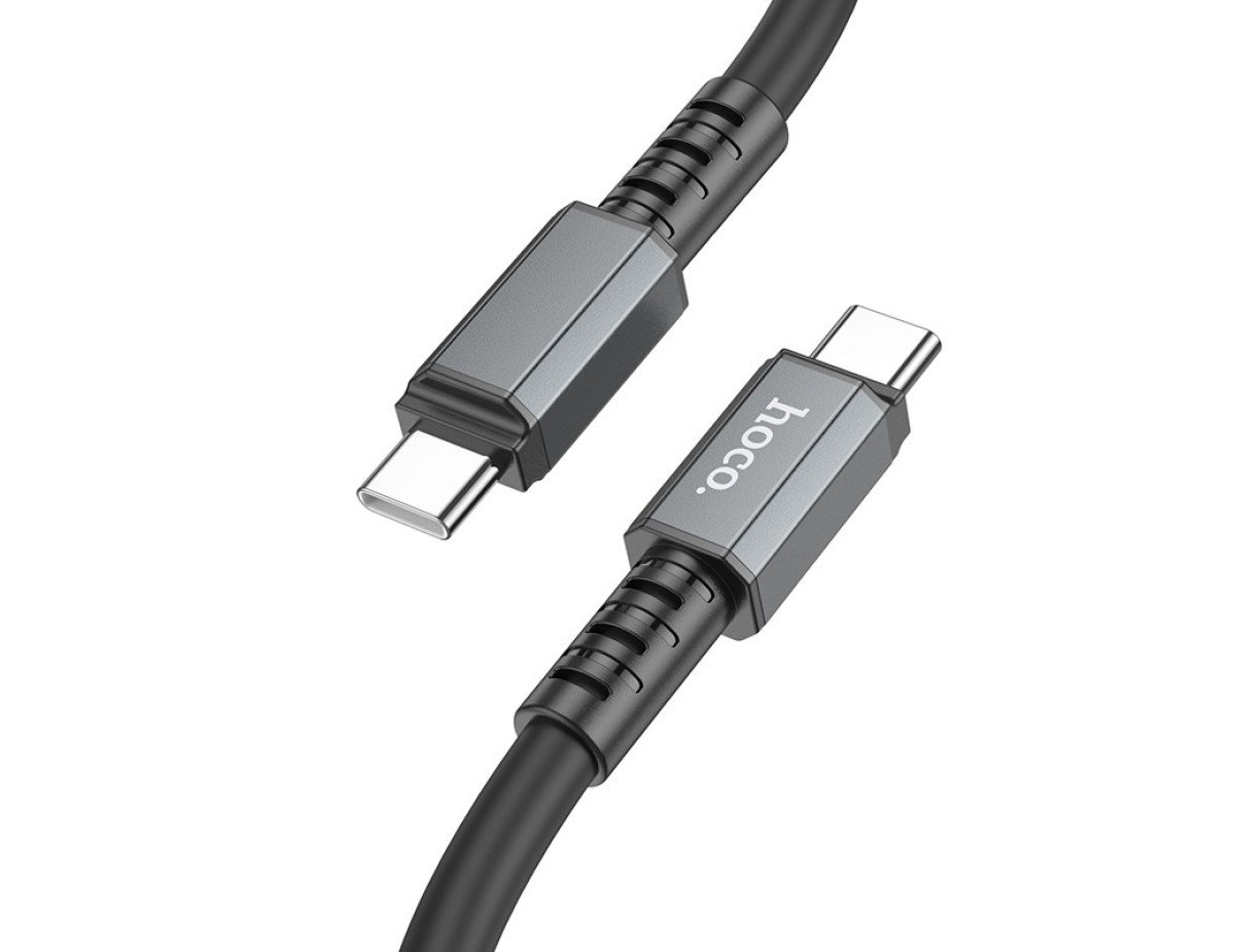 Καλώδιο Σύνδεσης Hoco X85 Strength USB-C σε USB-C 60W 20V/3A Μαύρο 1μ. Υψηλής Αντοχής