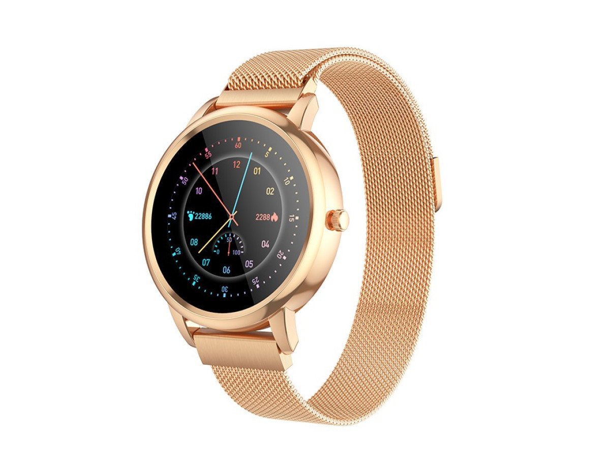 Smartwatch Hoco Y8 IP68 TFT Screen 1.09" 180mAh v5.0 Χρυσό