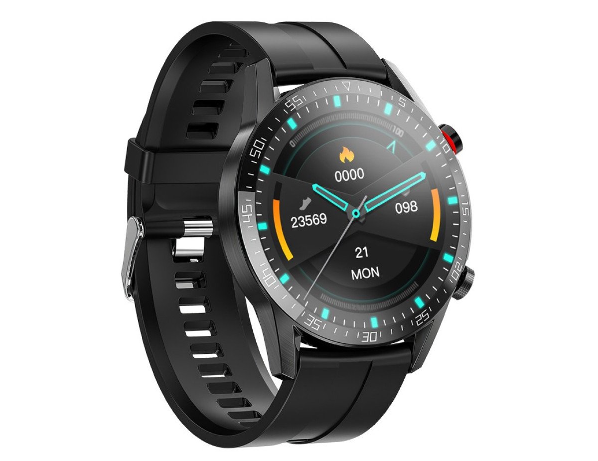 Smartwatch Hoco Y2 Pro IP68 TFT HD IPS Screen 1.28" 260mAh Μαύρο