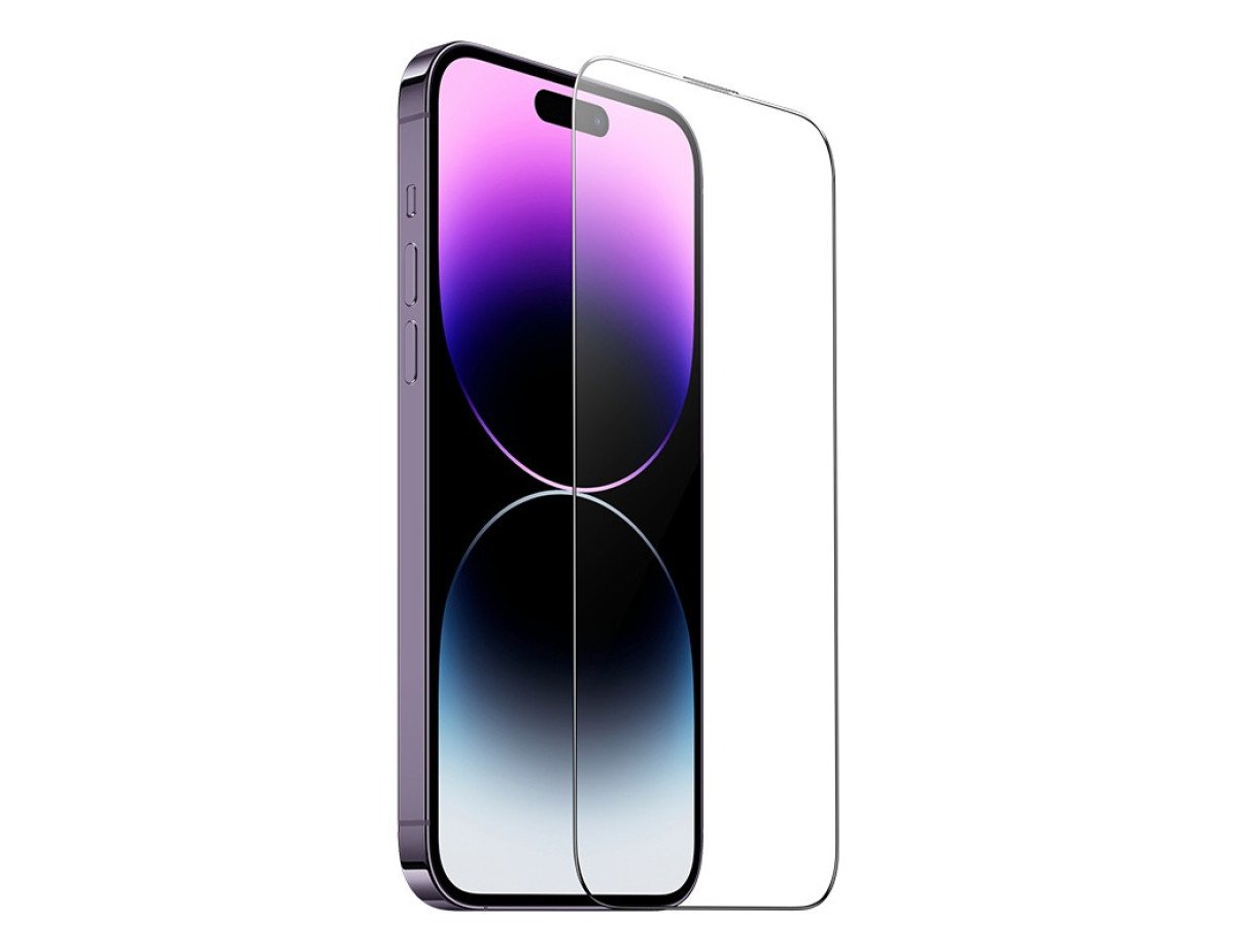 Tempered Glass Hoco A32 Anti Reflective Dustproof 0.33mm για Apple iPhone 14 Pro Max Μαύρο