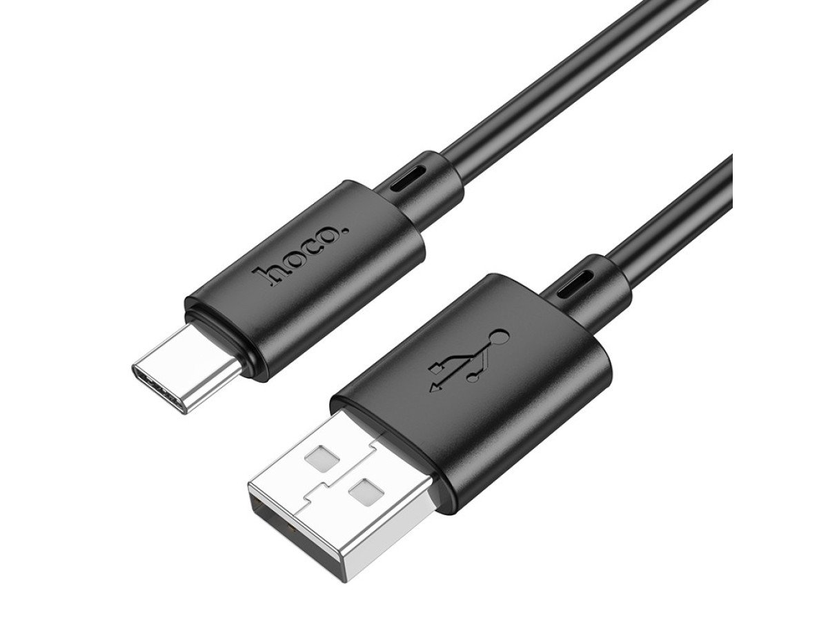 Καλώδιο σύνδεσης Hoco X88 USB σε USB-C 3.0A για Γρήγορη Φόρτιση και Μεταφορά Δεδομένων 1m Μαύρο