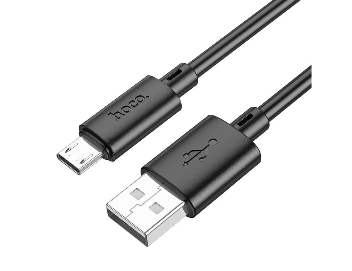 Καλώδιο σύνδεσης Hoco X88 USB σε Micro USB 2.4A 1m Μαύρο