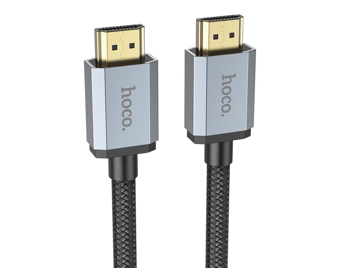 Καλώδιο σύνδεσης HDMI Hoco US03 HDMI 2.1 σε 8K 60Hz Ultra HD 48Gbps Μαύρο 1m Braided