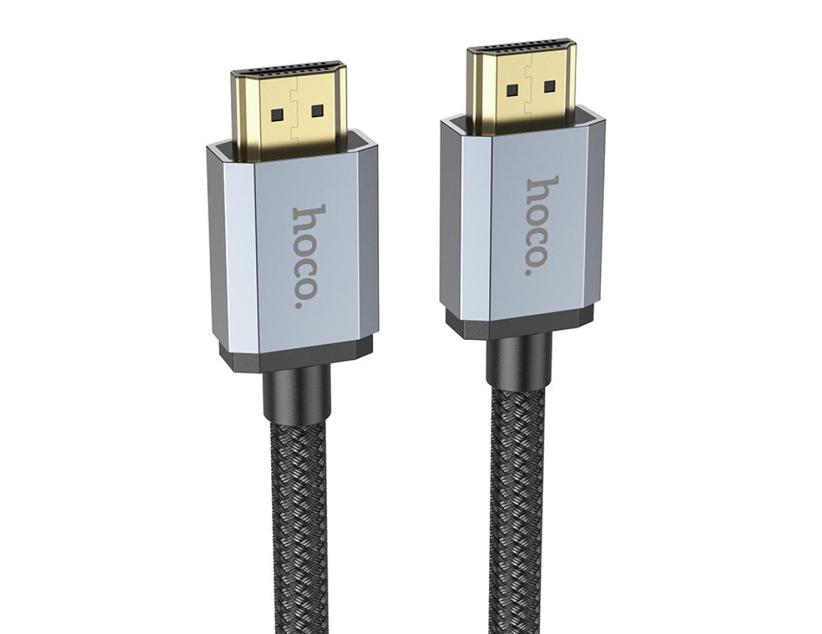 Καλώδιο σύνδεσης HDMI Hoco US03 HDMI 2.0 σε 4K 60Hz HD 18Gbps Μαύρο 1m Braided