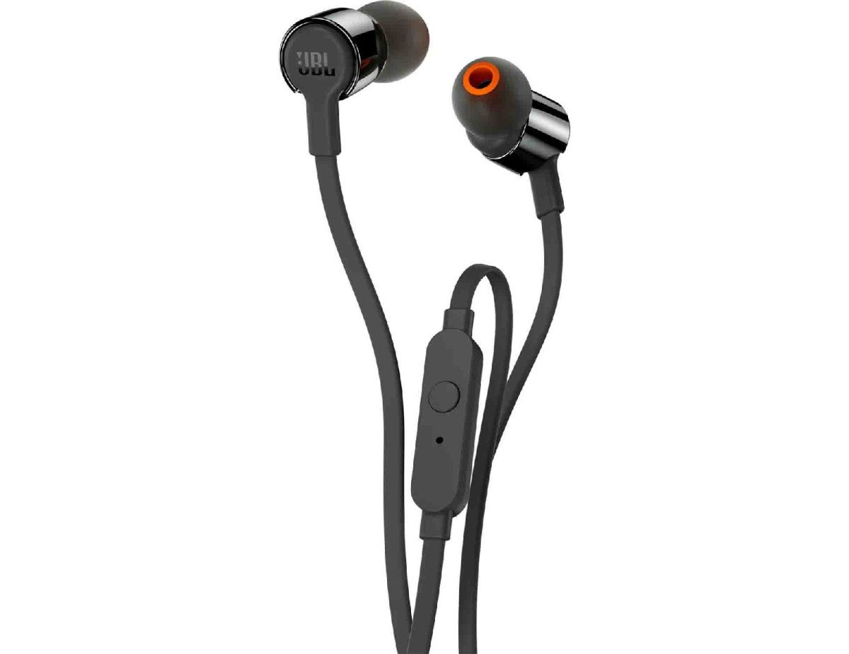 Hands Free JBL Tune 210 In-ear 3.5 mm Pure Bass Sound 8.7mm Dynamic Driver με Μικρόφωνο JBLT210BLK Μαύρο