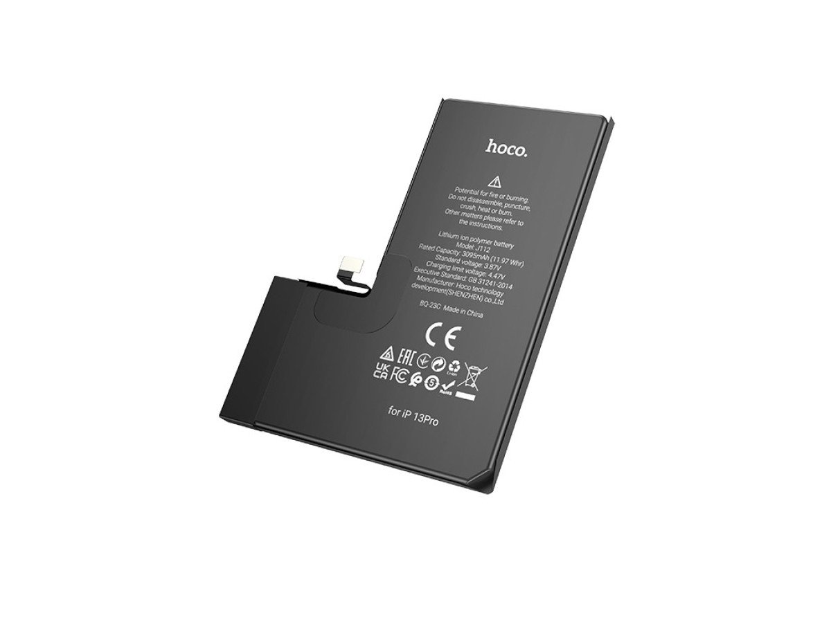 Μπαταρία Hoco Zero Cycle Συμβατή με Apple iPhone 13 Pro 3095mAh Χωρίς Installation Warning