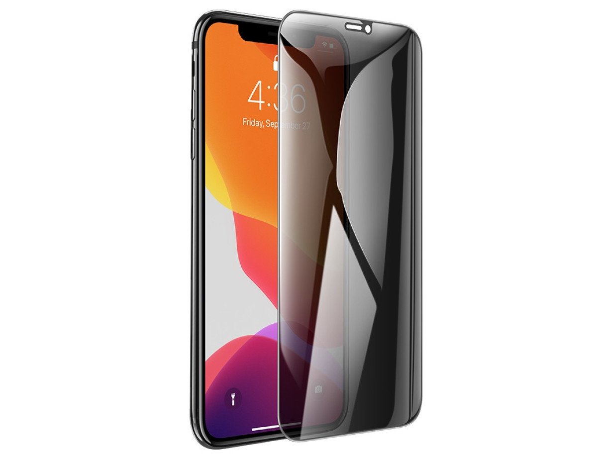 Tempered Glass Hoco A34 Plus 9D Large Arc Dustproof Anti-spy 0.4mm για Apple iPhone X/ iPhone XS / iPhone 11 Pro