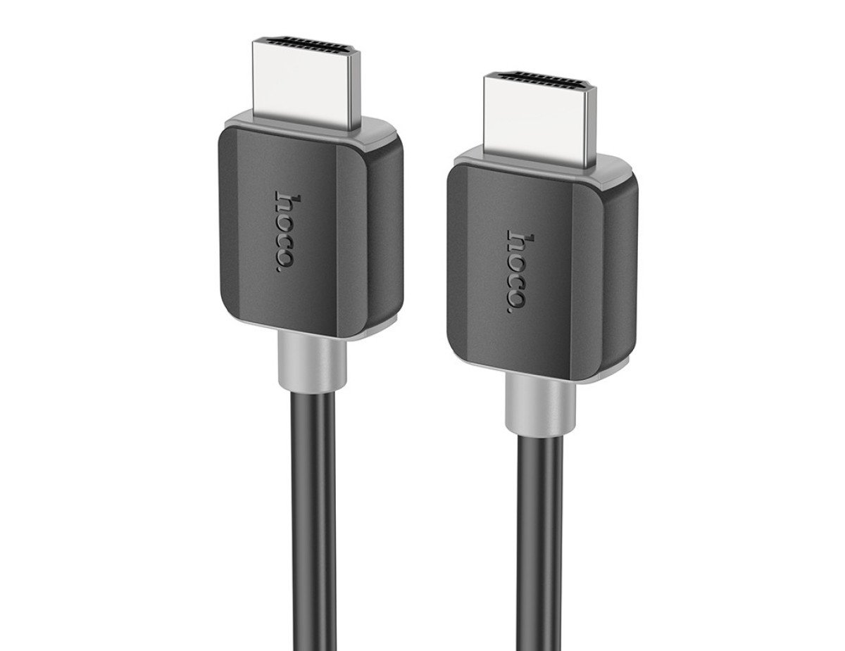 Καλώδιο σύνδεσης Hoco US08 HDMI 2.0 σε HDMI 4K 60Hz HD 18Gbps 1μ Μαύρο