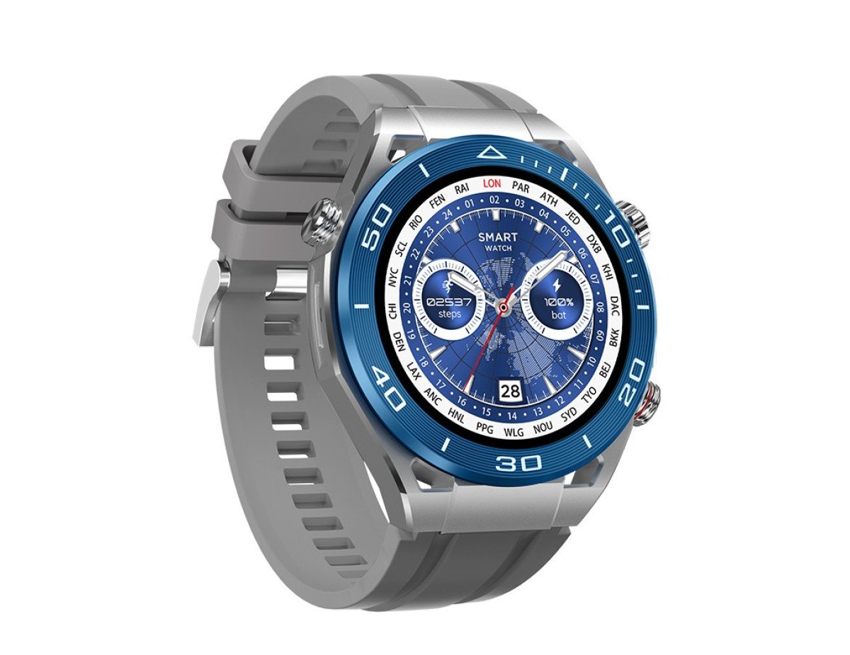 Smartwatch Hoco Y16 IP67 IPS Οθόνη 1.39" 260mAh V5.1 με Δυνατότητα Κλήσεων Ασημί