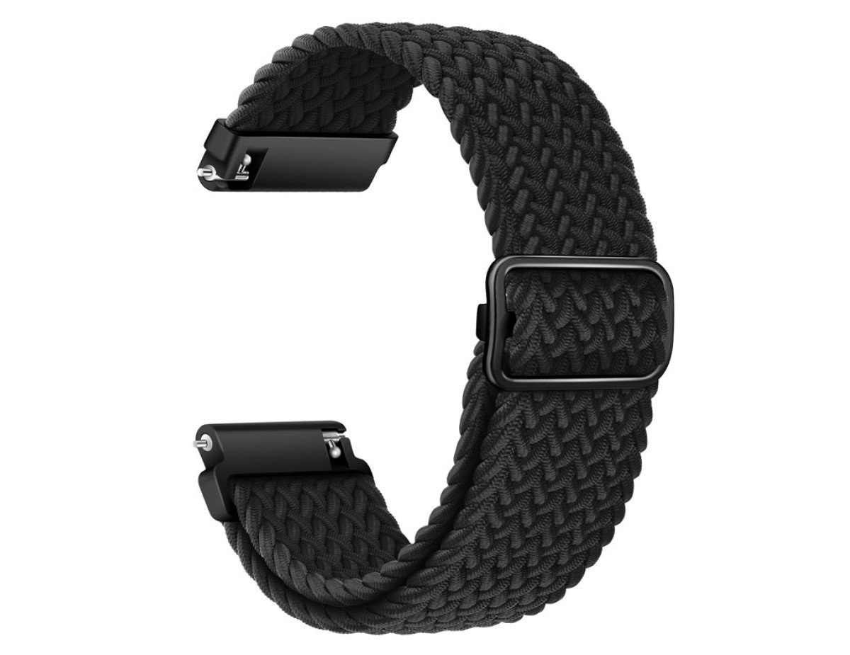 Watchband Hoco WH03 Jane Eyre Series από Ultra-Thin Nylon για Samsung Huawei Xiaomi Vivo κα 20mm Universal Μαύρο