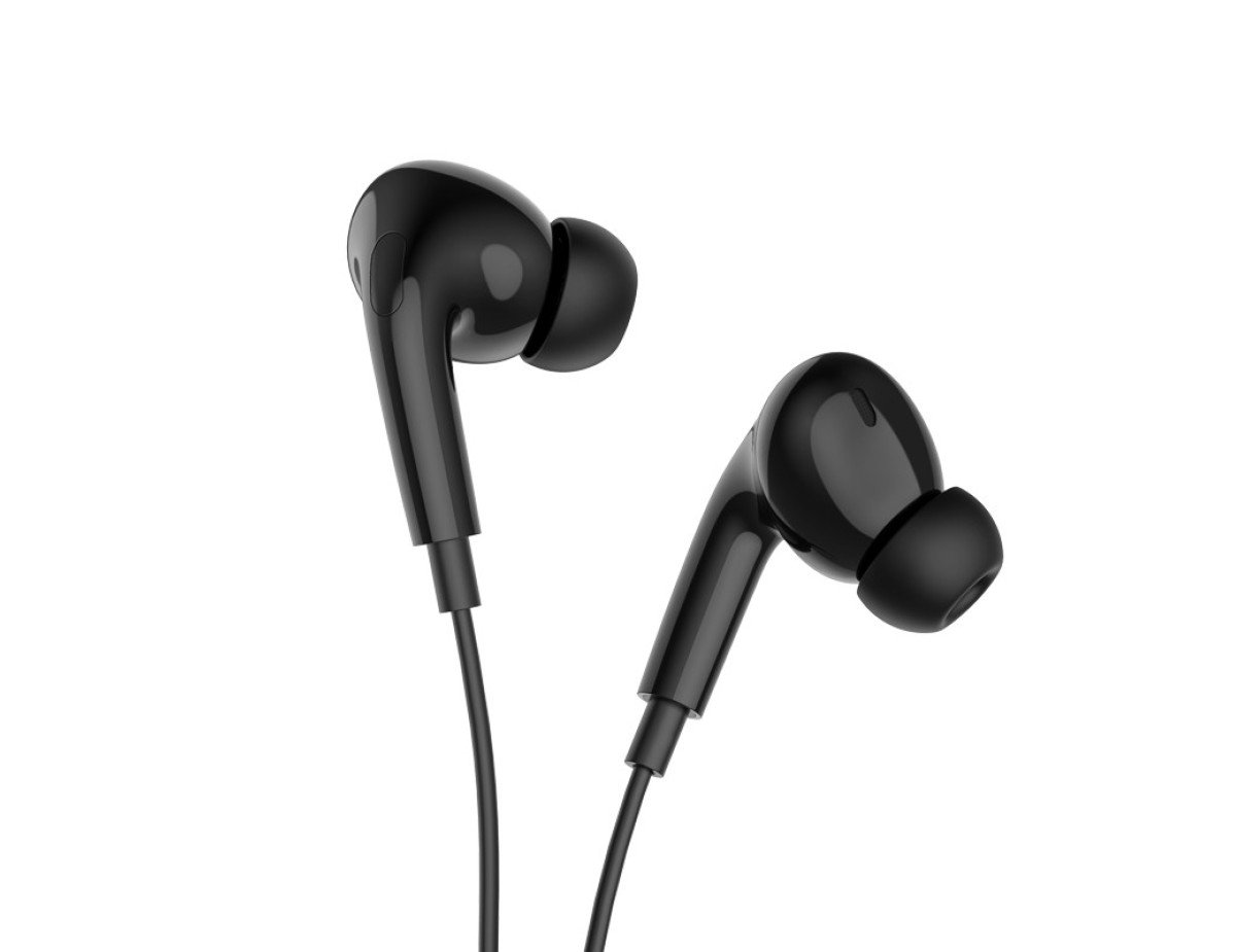 Hands Free Hoco M111 Pro Primero Series Earphones Stereo Lightning Μαύρα 1,2μ.