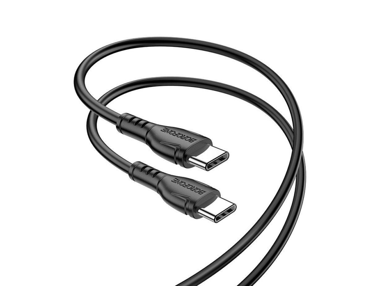 Καλώδιο σύνδεσης Borofone BX51 Triumph USB-C σε USB-C 60W 1μ Μαύρο