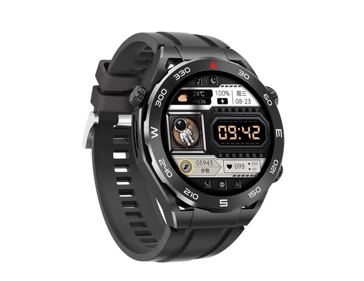 Smartwatch Hoco Y16 IP67 IPS Οθόνη 1.39" 260mAh V5.1 με Δυνατότητα Κλήσεων Μαύρο