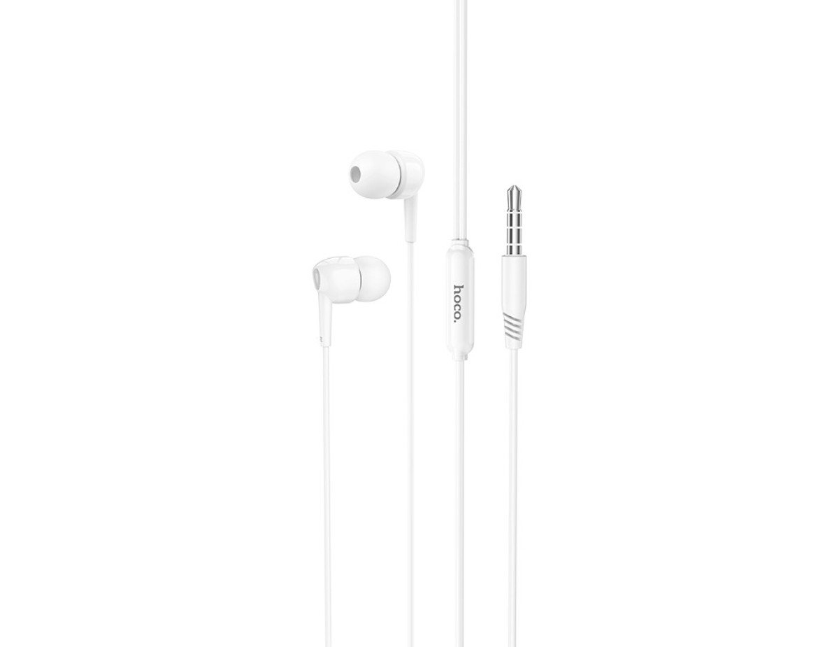 Hands Free Hoco M99 Celestial Universal Earphones Hi-Fi Stereo 3.5mm Λευκό 1.2m