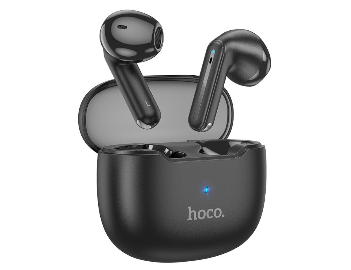 Wireless Hands Free Hoco EW29 Depth V5.3 400mAh με 7 Ώρες Λειτουργίας Dual Mic ENC Noise Reduction και Εναλλαγή Master/Slave Μαύρο