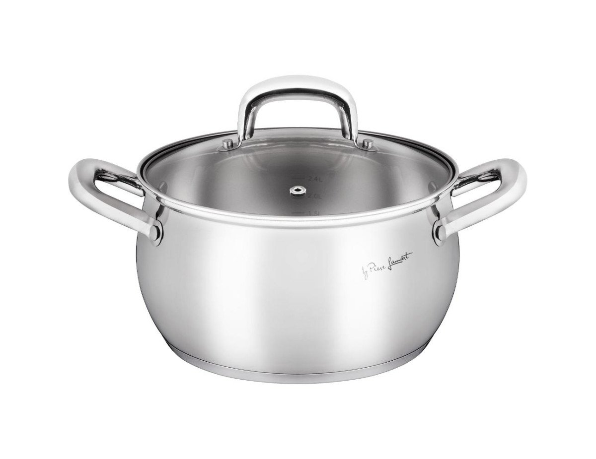 Κατσαρόλα SHAPE 18cm 2,6lt Stainless Steel Lamart LT1159