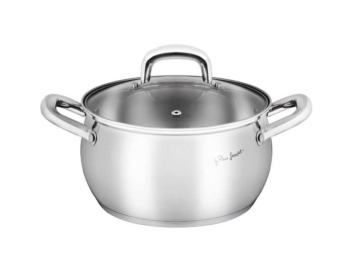 Κατσαρόλα SHAPE 20cm 3,6lt Stainless Steel Lamart LT1160