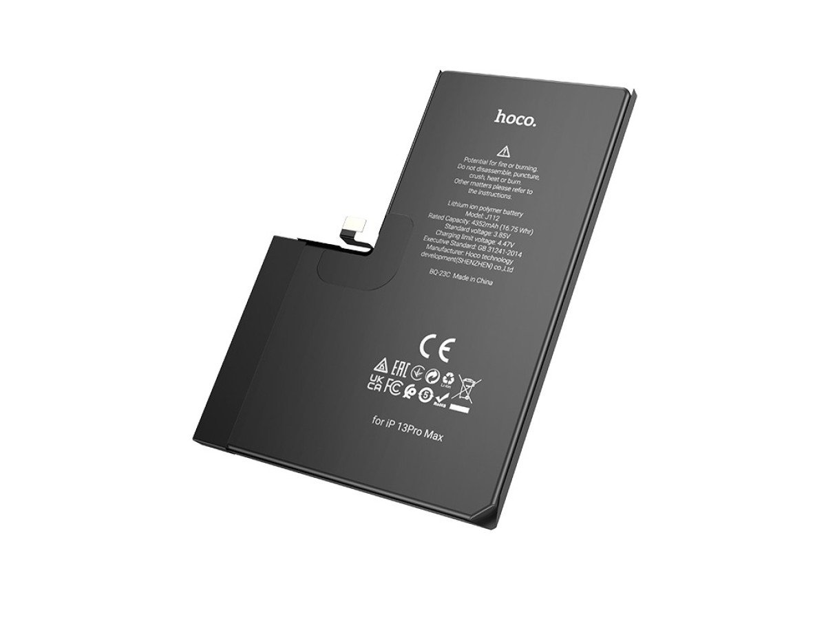 Μπαταρία Hoco J112 Zero Cycle Συμβατή με Apple iPhone 13 Pro Max 4352mAh Χωρίς Installation Warning