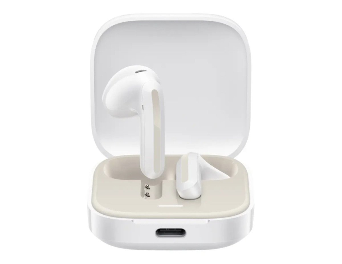 Wireless Bluetooth Xiaomi Redmi Buds 6 Active BHR8391GL Bluetooth v5.4 IPX4 με Noise Cancellation Λευκά