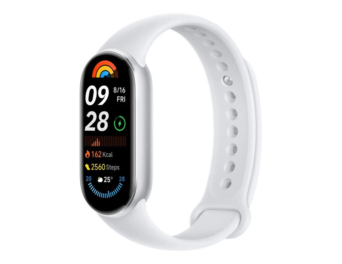 Xiaomi Smart Band 9 BHR8340GL Αδιάβροχο έως 5ATM 233mAh 1.62" AMOLED Οθόνη Ασημί