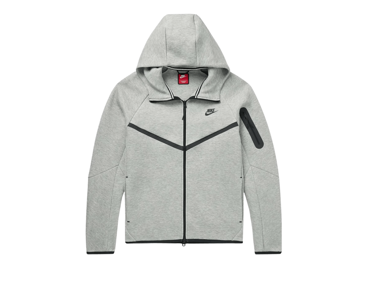 Nike Sportswear Tech Fleece Full Zip Hoodie Dark Grey Heather