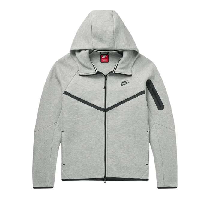 Nike Sportswear Tech Fleece Full Zip Hoodie Dark Grey Heather Nike Sportswear Tech Fleece Full Zip Hoodie Dark Grey Heather