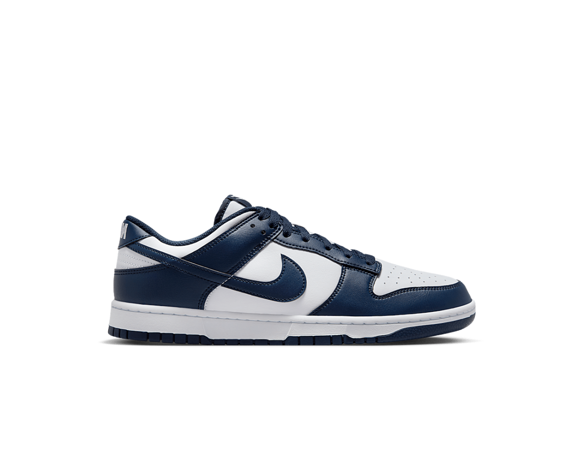 Nike Dunk Low White Midnight Navy