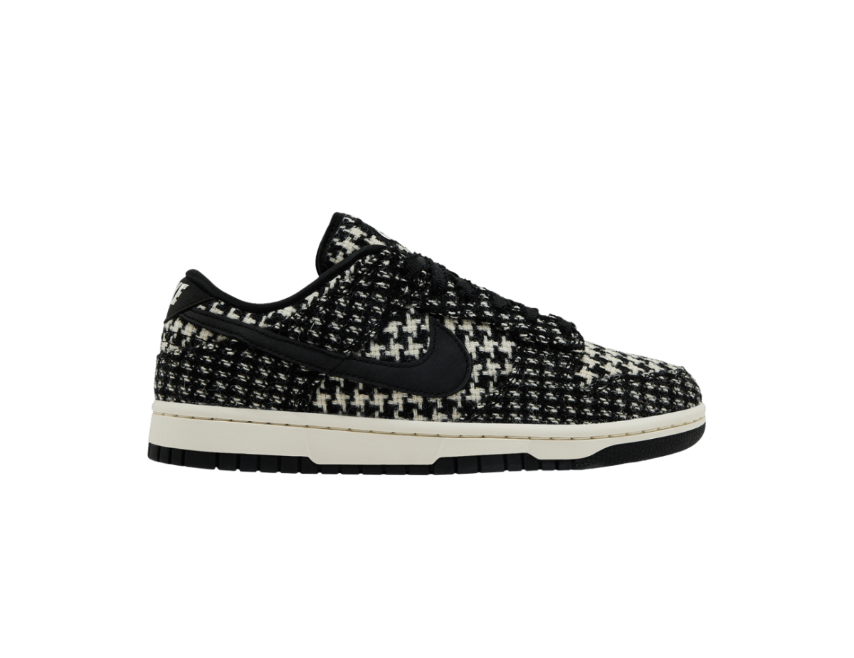Nike Dunk Low Harris Tweed White Black Multi (Women's)