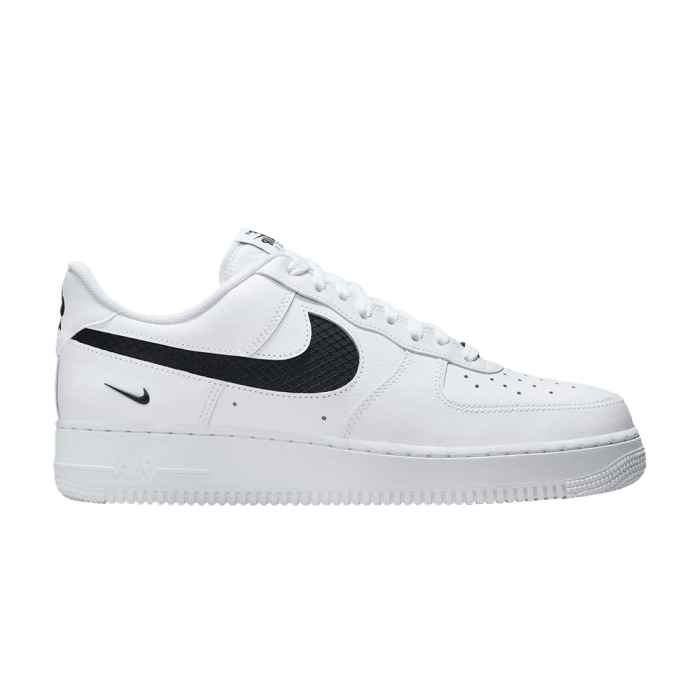 Nike Air Force 1 Low SE Nylon Swoosh White Black Nike Air Force 1 Low SE Nylon Swoosh White Black