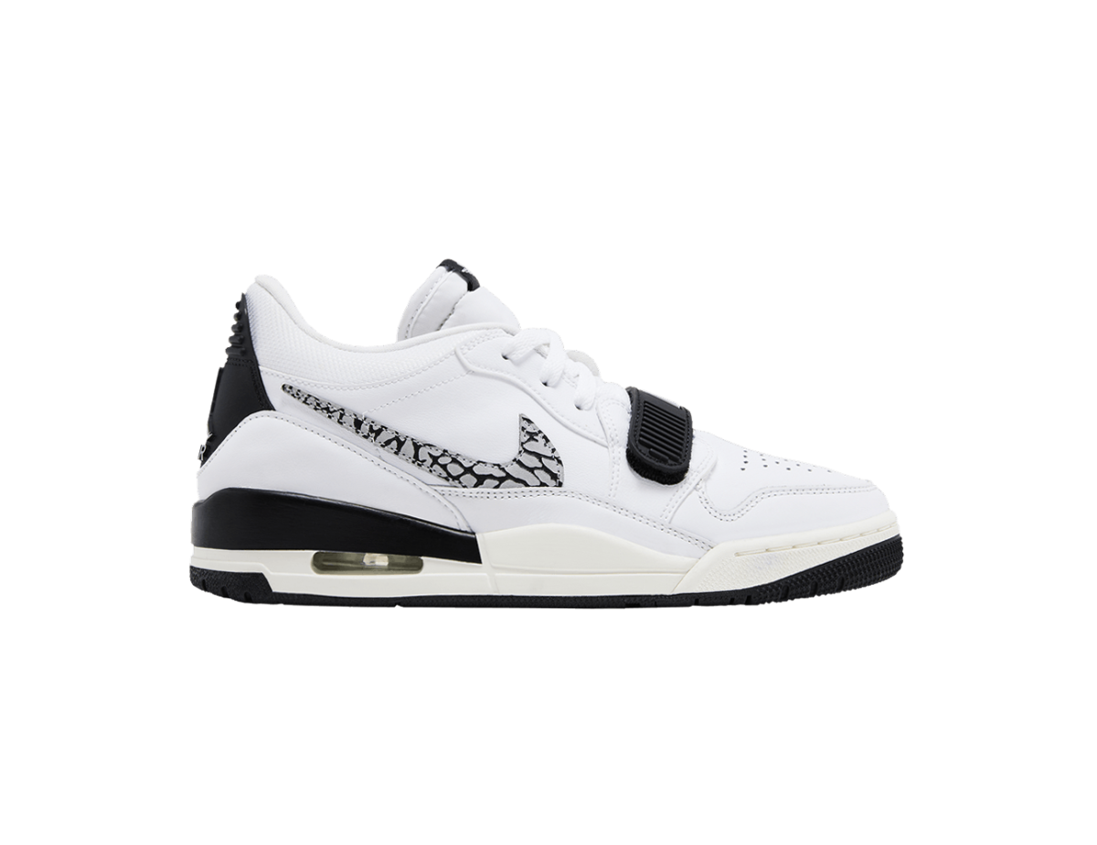 Jordan Legacy 312 Low White Black Elephant Swoosh Jordan Legacy 312 Low White Black Elephant Swoosh