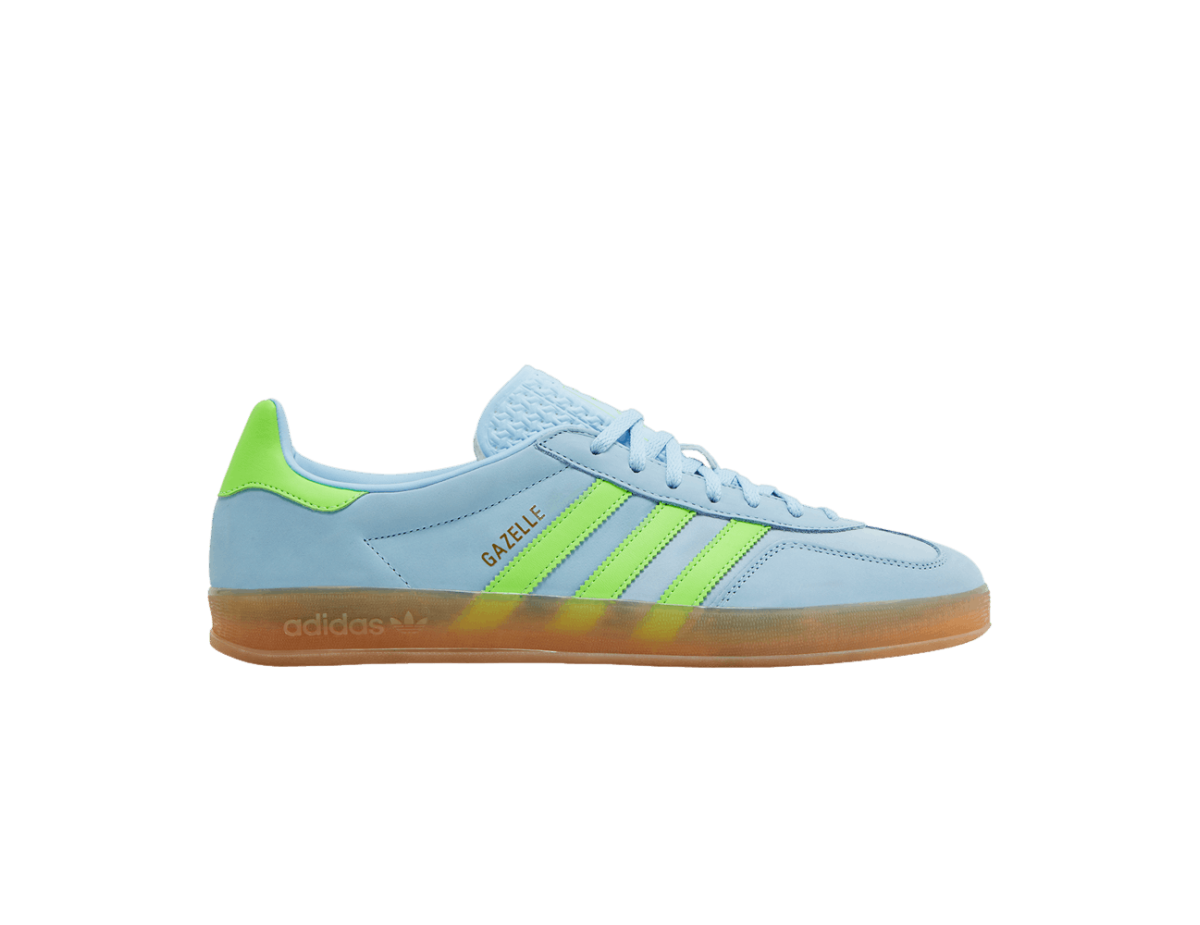 adidas Gazelle Indoor Clear Sky Solar Green (Women's)